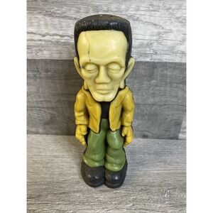 Vtg Frankenstein Monster Wax Figure Wizard 1986 Air Freshener Glow in Dark